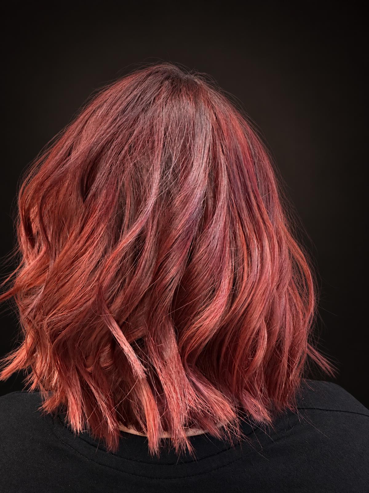 Von Blond zu Rubin – nachher