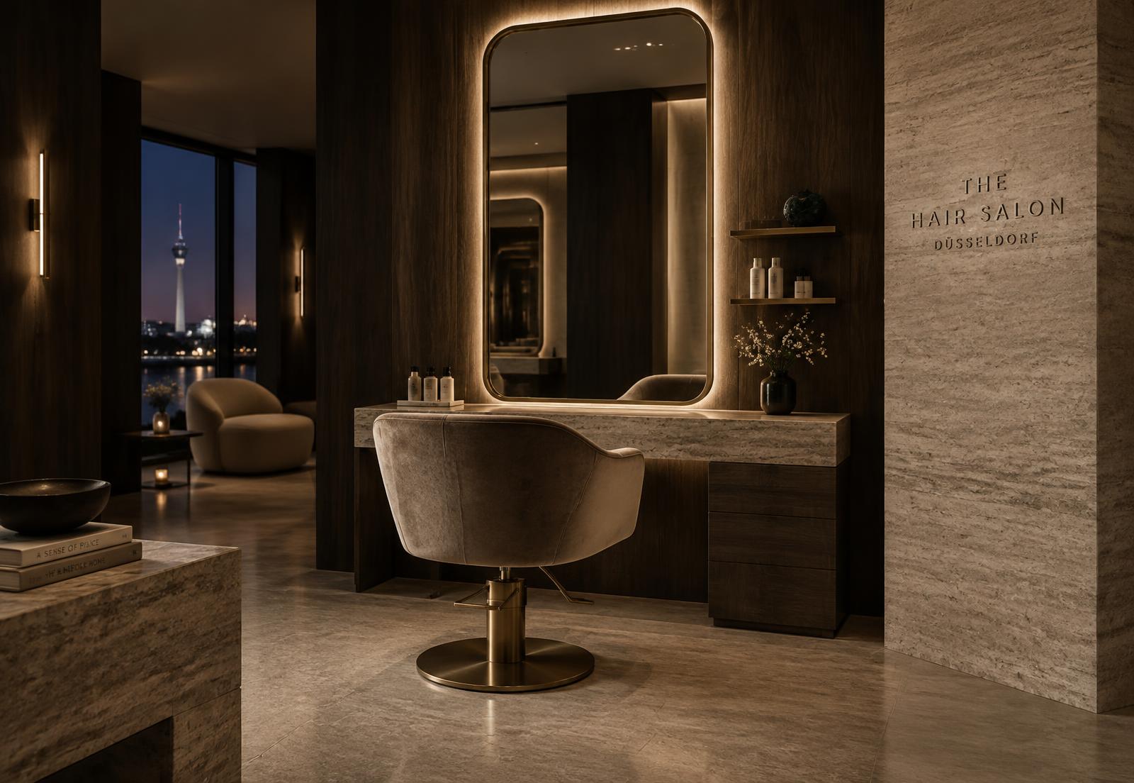 Visualisierung eines exklusiven Salons in Düsseldorf